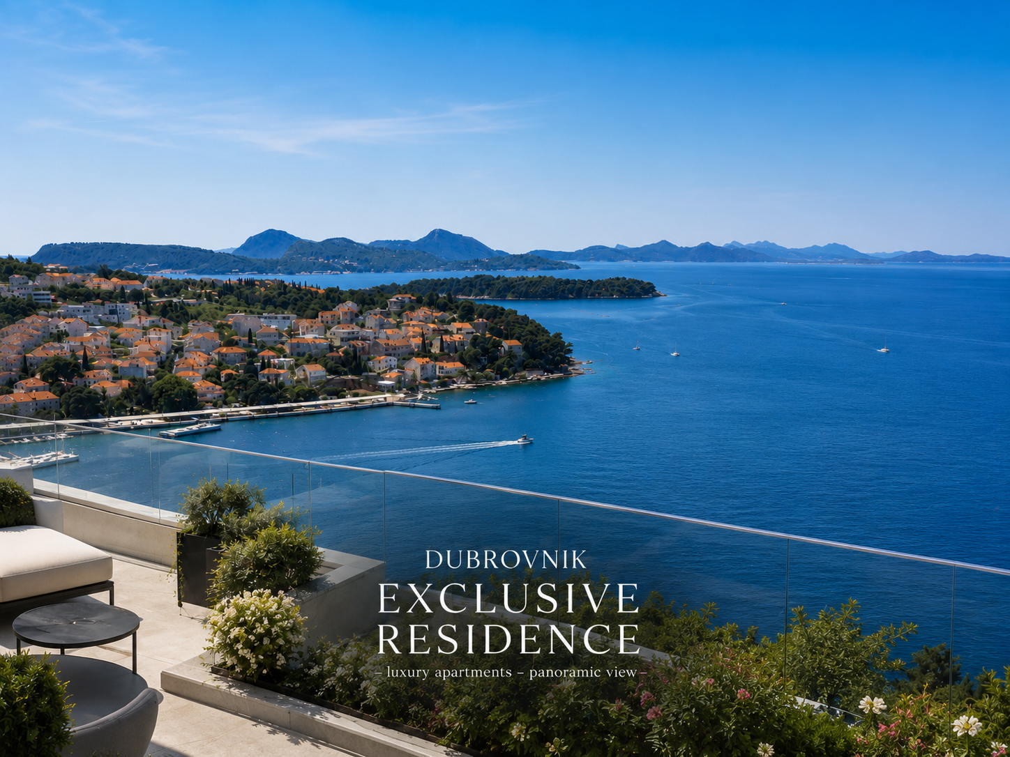 NOVOGRADNJA | DUBROVNIK EXCLUSIVE RESIDENCE | Luksuzan stan 120 m2 | 3 SS | 1. kat | Panoramski pogled na more