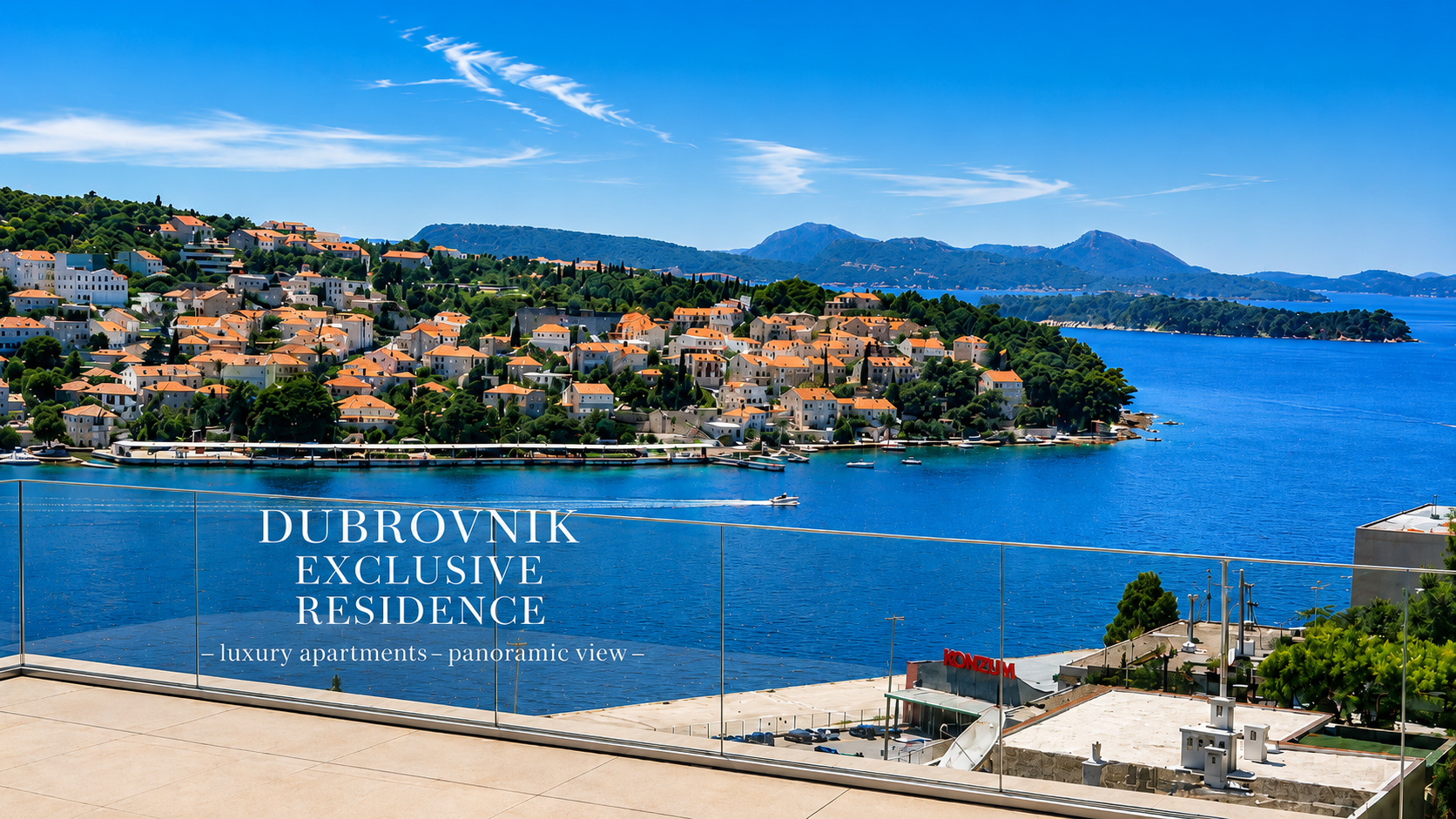 NOVOGRADNJA | DUBROVNIK EXCLUSIVE RESIDENCE | Luksuzan stan 120 m2 | 3 SS | Potkrovlje | Panoramski pogled na more